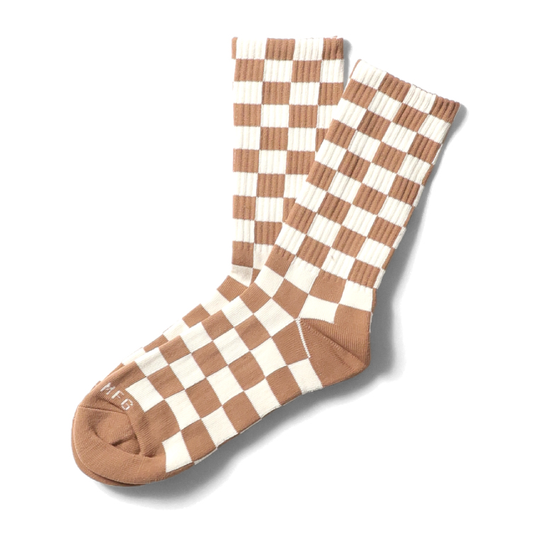 【並行輸入品】WELD / ウェルド WELD13 CHECKERBOARD CREW SOCKS / チェッカーボードクルーソックス -全4色- | Railroad Sock | 04