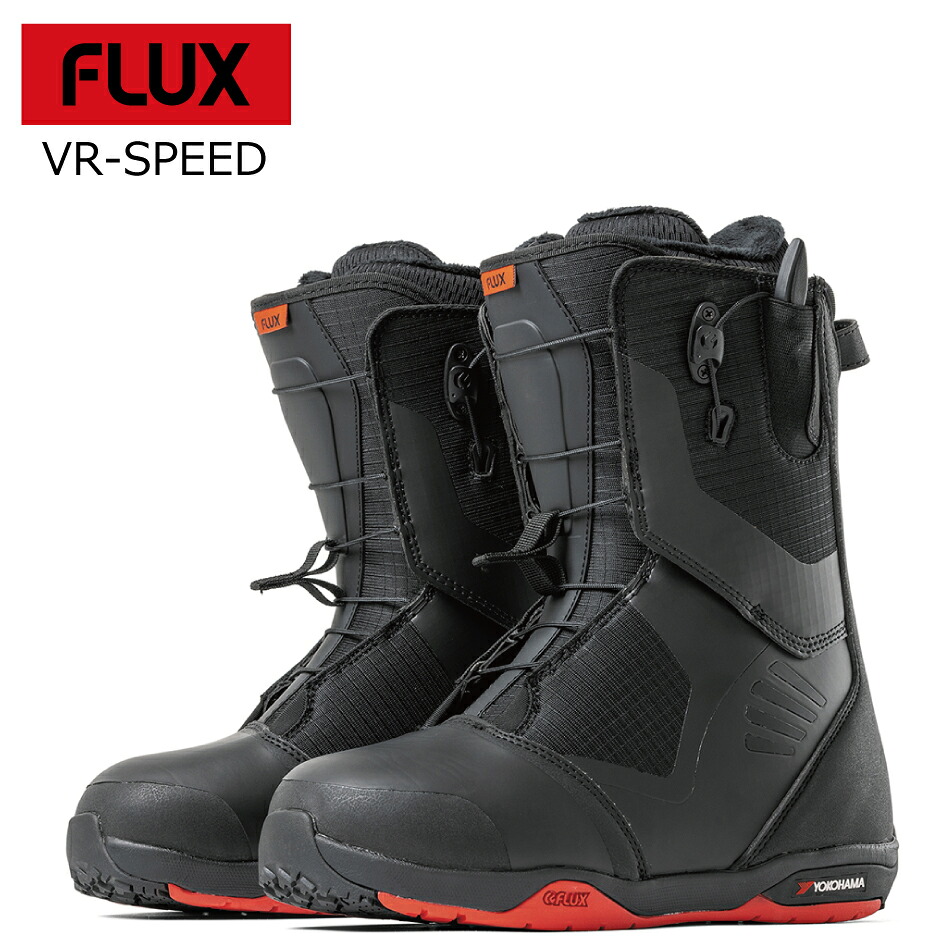 FLUX フラックス　VR-SPEED スノーボードブーツ 23-24 フラックス ボードブーツ ブイアール スピード ブラック FLUX