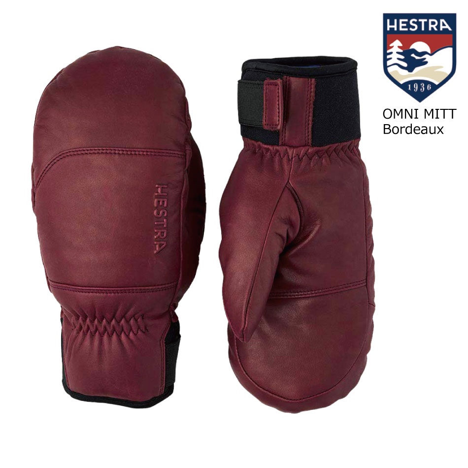 23-24 HESTRA 30431 OMNI MITT Bordeaux ヘストラ オムニ ミット 6 7 8