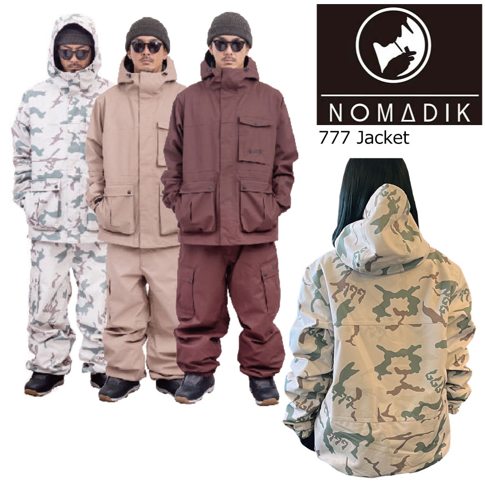 予約特典あり 24 NOMADIK 777 Jacket ノマディック スリーセブンスノー