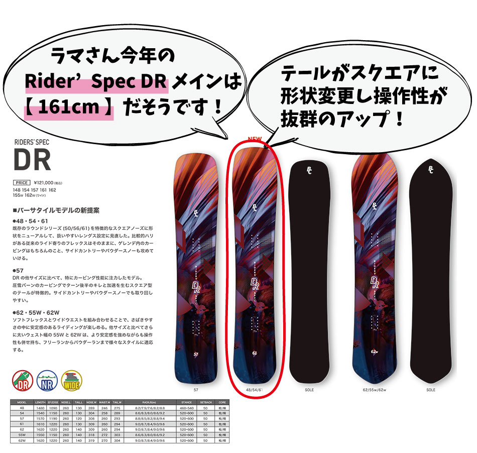 予約特典あり 24 BC STREAM Rider'sSpec DR (Pow) ビーシーストリーム