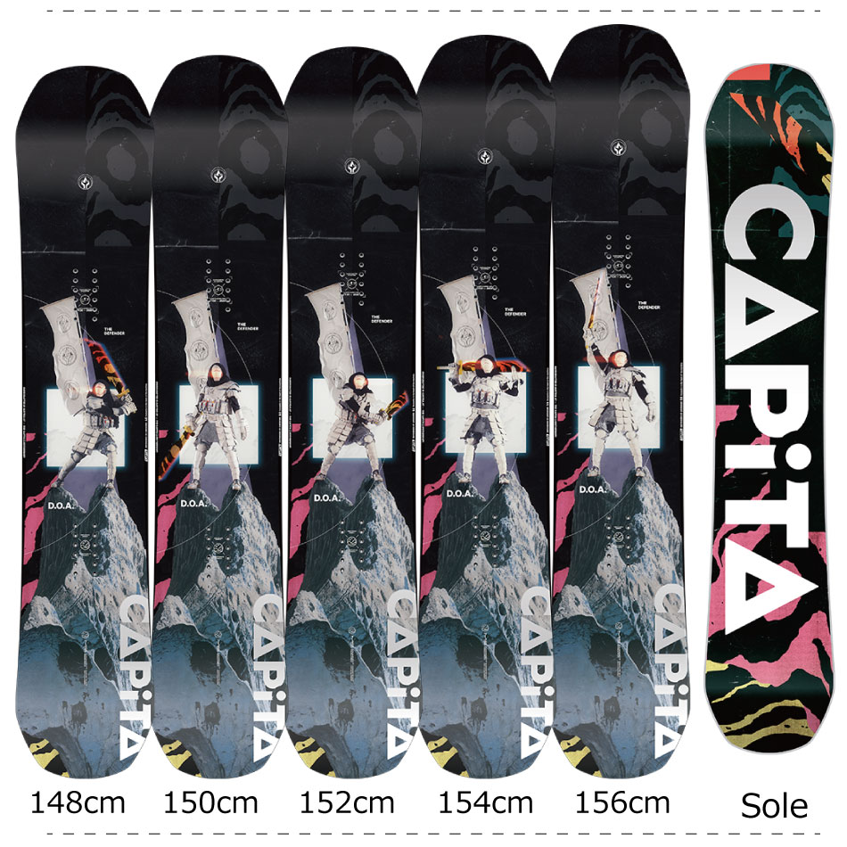 Capita DOA 2018 スノーボード板 ジャンク品