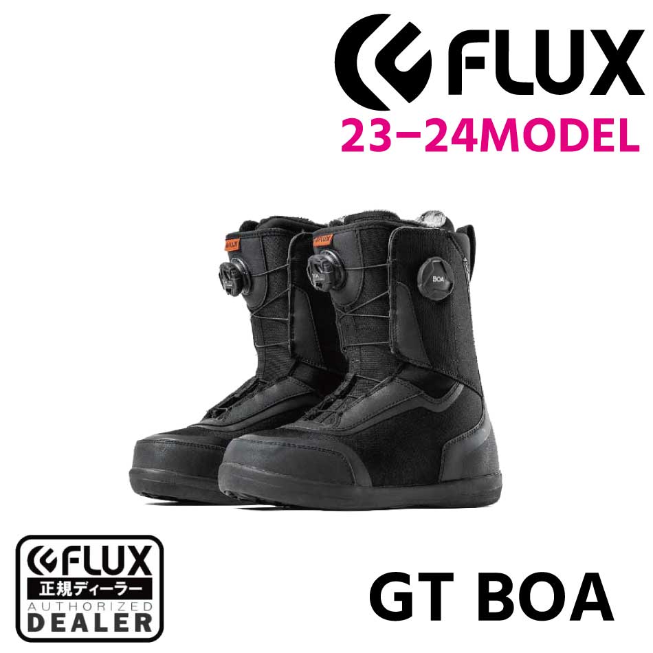 予約特典あり 24 FLUX Boots GT BOA Black フラックス ブーツ