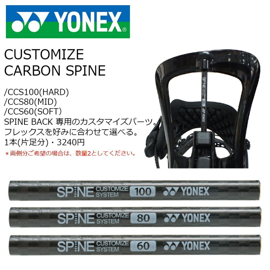 YONEX（ヨネックス） YONEX CUSTOMIZE CARBON SPINE グラファイト