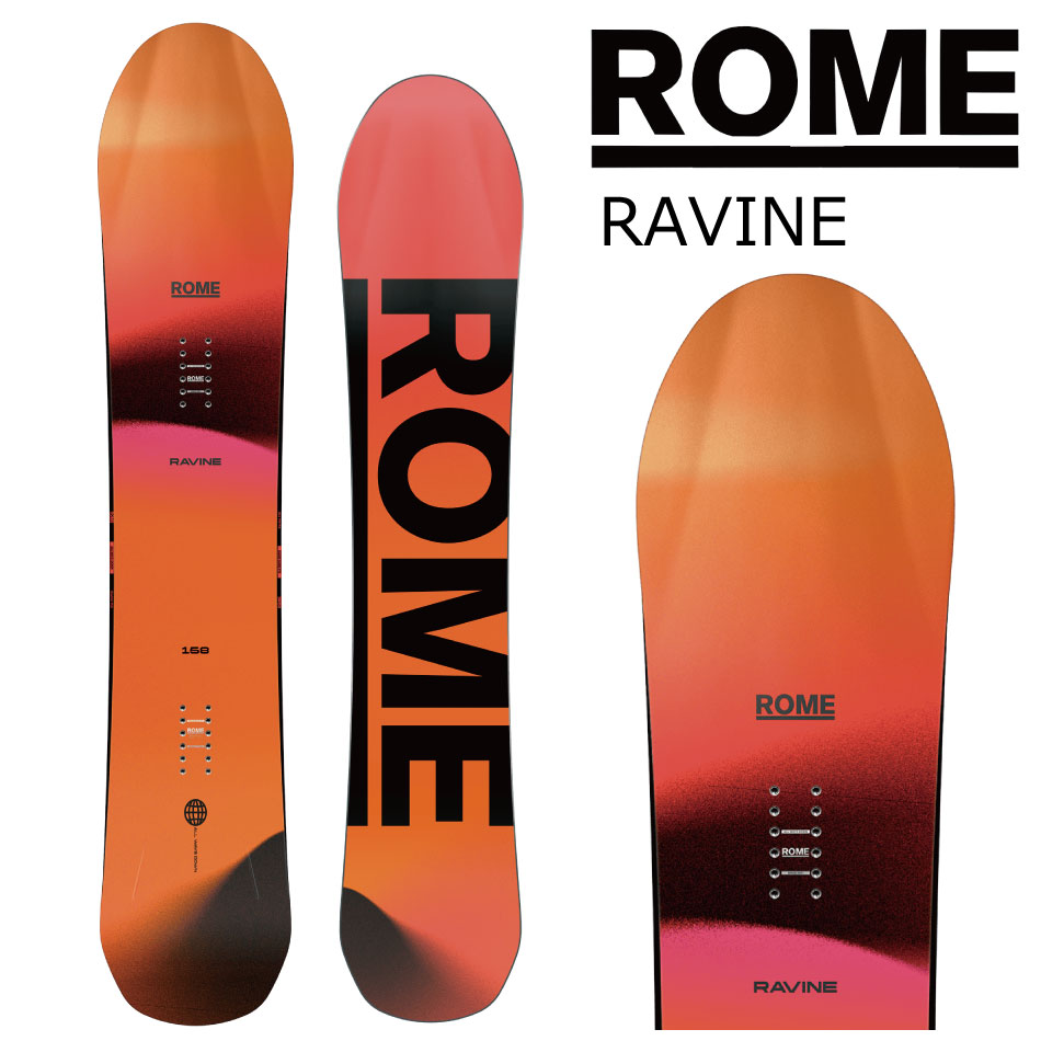 ROME Ravine ローム　ラヴィーン　ラビーン　155cm CAMBER 25-26 ローム スノーボード ラビーン ROME RAVINE 特典