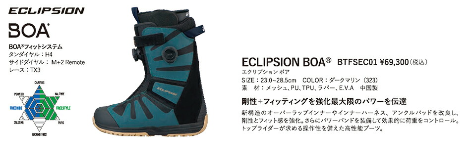 YONEX 25-26 ヨネックス ボードブーツ エクリプション ボア