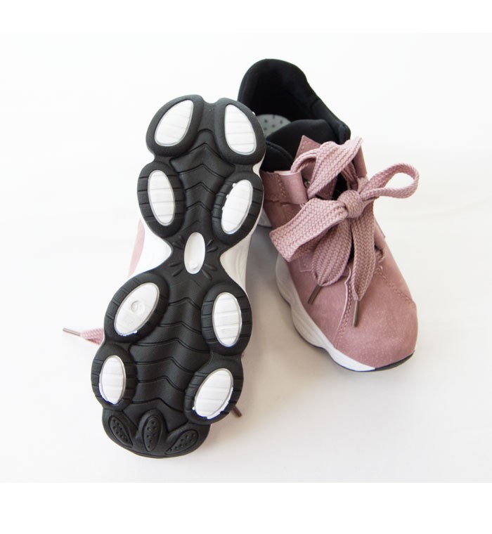 リボン スニーカー 厚底 履きやすい レディース 可愛い 靴 シューズ カジュアルシューズ ブラック ピンク グレー 小さいサイズ 大きいサイズ Wfs2 A163 Tiara ティアラ 通販 Yahoo ショッピング