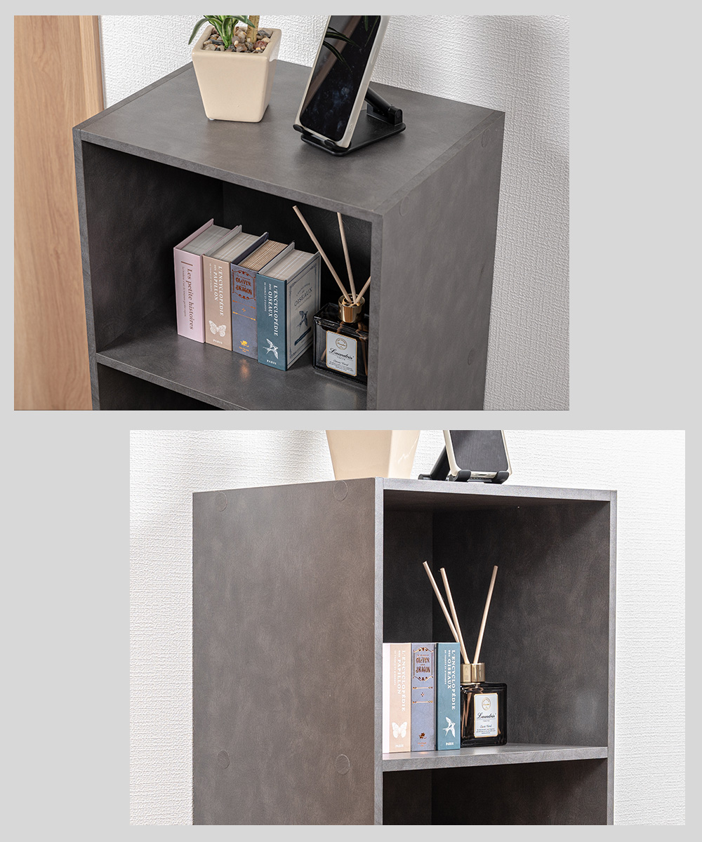 3段カラーボックス 収納ボックス BOX 収納家具 組立家具 カラボ 標準