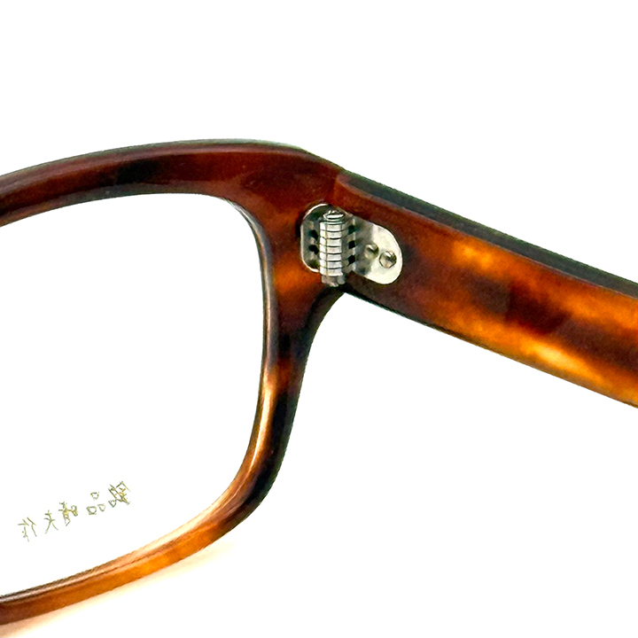 度付きメガネ 銘品晴夫作 ME-03 ブラウン 眼鏡職人 福井県 鯖江市