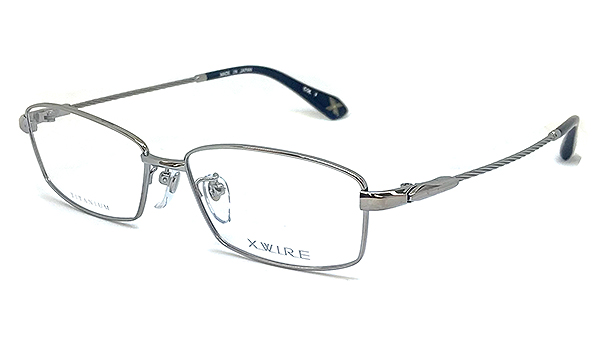 度付きメガネ 眼鏡 X-WIRE エクスワイヤ アイウェア 1.60薄型非球面度