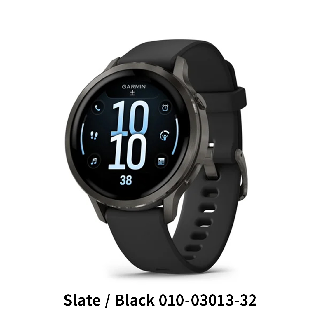GARMIN ガーミン Venu 4 41mm Lunar Gold / Bone 010-03013-30 Silver / Periwinkle 010-03013-31 Slate / Black 010-03013-32の画像