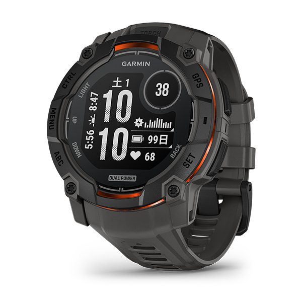 GARMIN ガーミン vivomove Luxe Black Embossed Leather / 24K