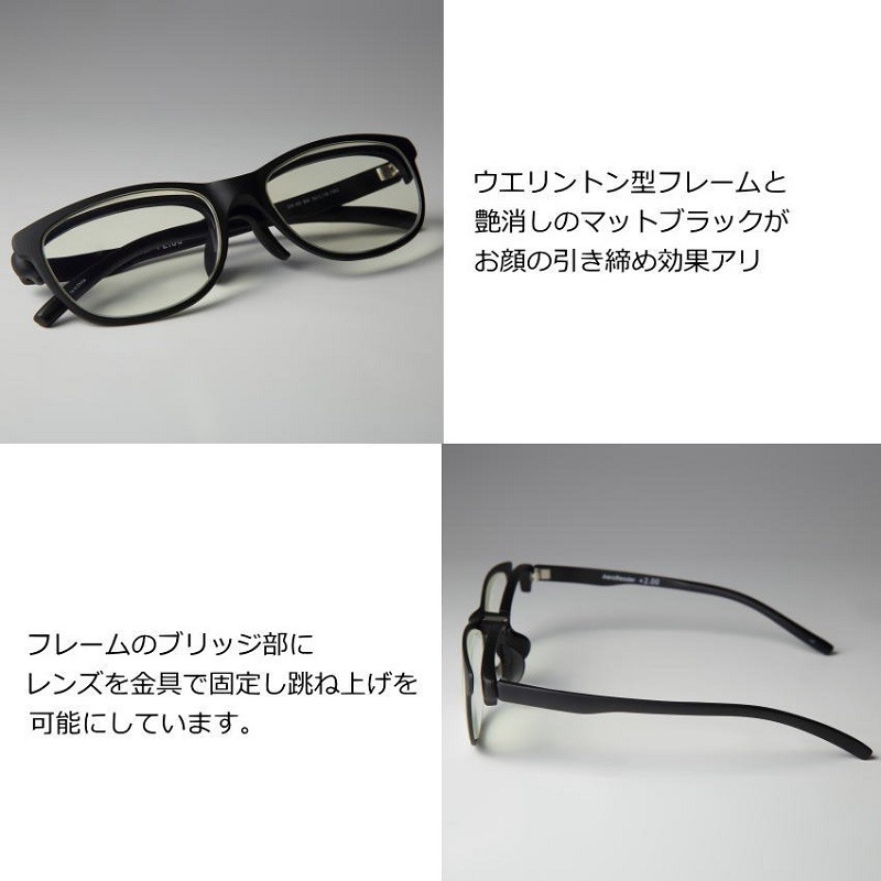 老眼鏡 跳ね上げ式ブルーライトカットシニアグラス 軽量PCメガネ GR50 オリジナルケース・メガネクロス付き :gr50:EyeMe - 通販 -  Yahoo!ショッピング