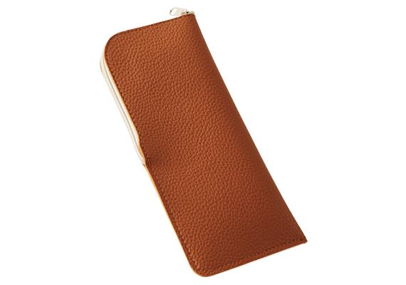 名古屋眼鏡 メガネケース フェイクレザーのソフトケース2208 ジップ式