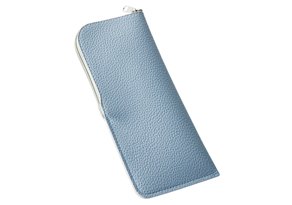 名古屋眼鏡 メガネケース フェイクレザーのソフトケース2208 ジップ式