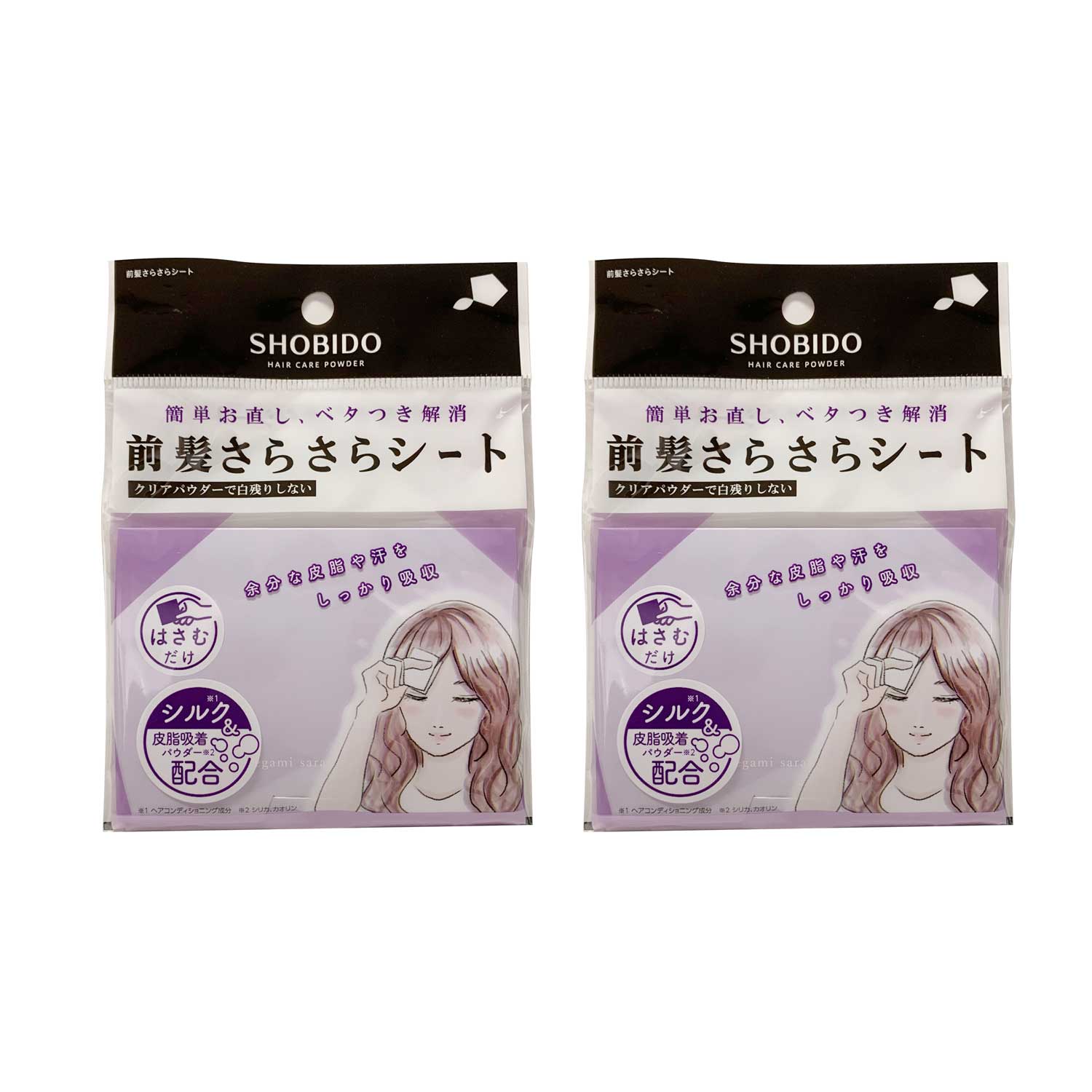 SHOBIDO 前髪 さらさらシート SPV74325 40枚入り 皮脂吸着