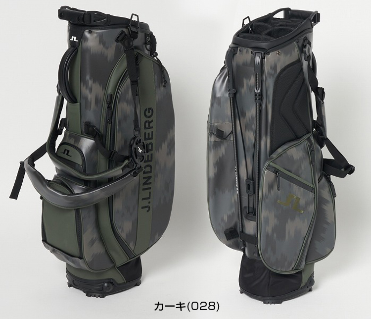 J.LINDEBERG（ジェイリンドバーグ） 正規品 Play Stand Bag Print