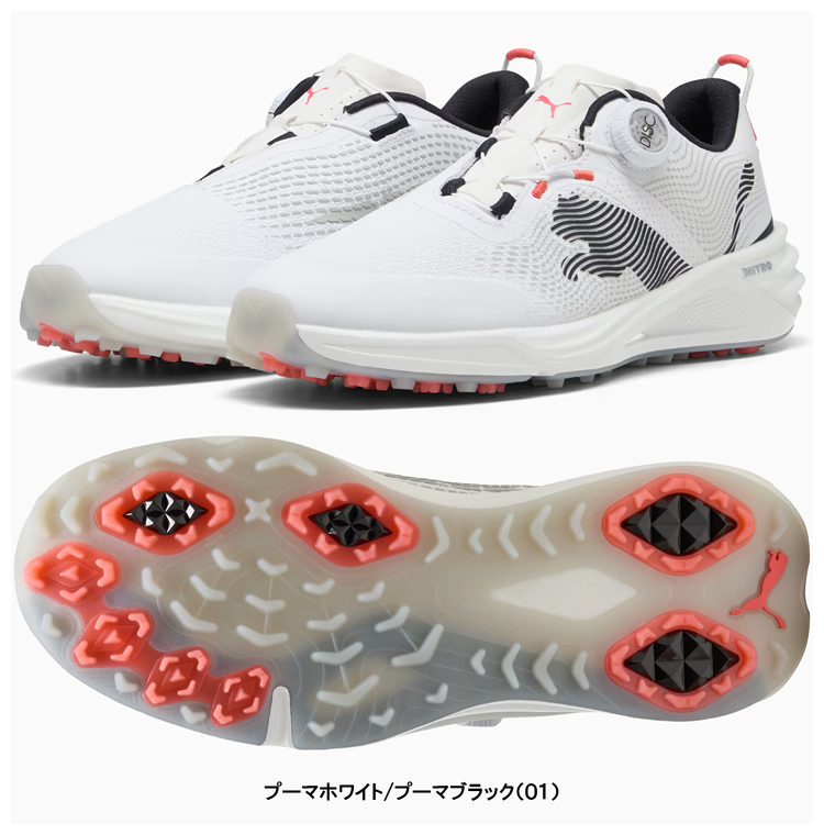 PUMA NITRO ホワイト ゴルフシューズ PUMA（プーマ） PUMA GOLF ゴルフ 正規品 SHADOWCAT NITRO 2.0 DISC