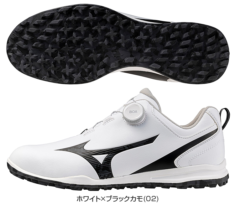 新品未使用！ミズノBOAタイプゴルフシューズ26.5cm ハザードエナジー ボア(ゴルフ／防水)|51GQ2501|シューズ|ゴルフ