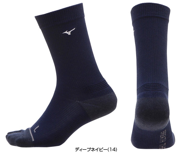 MIZUNO(ミズノ)日本正規品 ブレスサーモフィットウェルゴルフソックス ミドル丈(たび型) 「52JX0504」  :mz-so-52jx-0504:EZAKI NET GOLF - 通販 - Yahoo!ショッピング