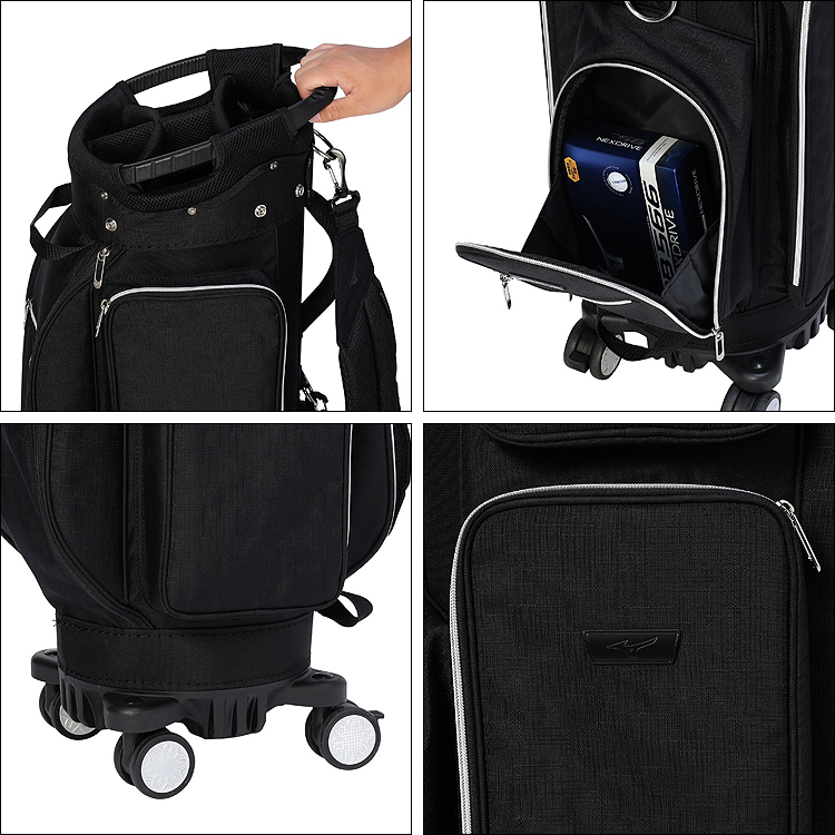 MIZUNO（ミズノ） 正規品 4軸キャスター キャディバッグ 2026新製品