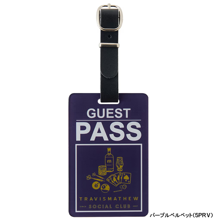 TaiSun- ̗̀ ☀︎ ̖́-　ネームタグ TRAVISMATHEW トラヴィスマシュー 正規品 GUEST PASS ネームタグ
