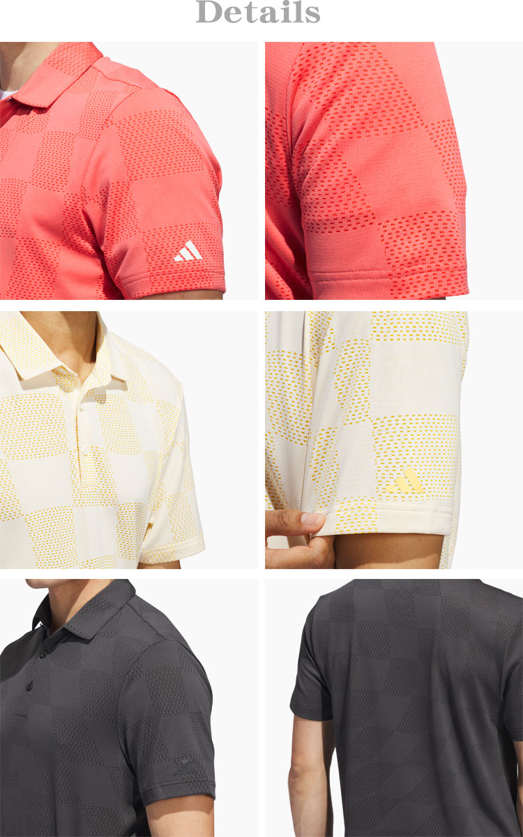 adidas 半袖アディダス オリジナルスゴルフ2025ポロシャツ　アイボリー adidas （セール）アディダス ゴルフ メンズ PG モノグラム 半袖
