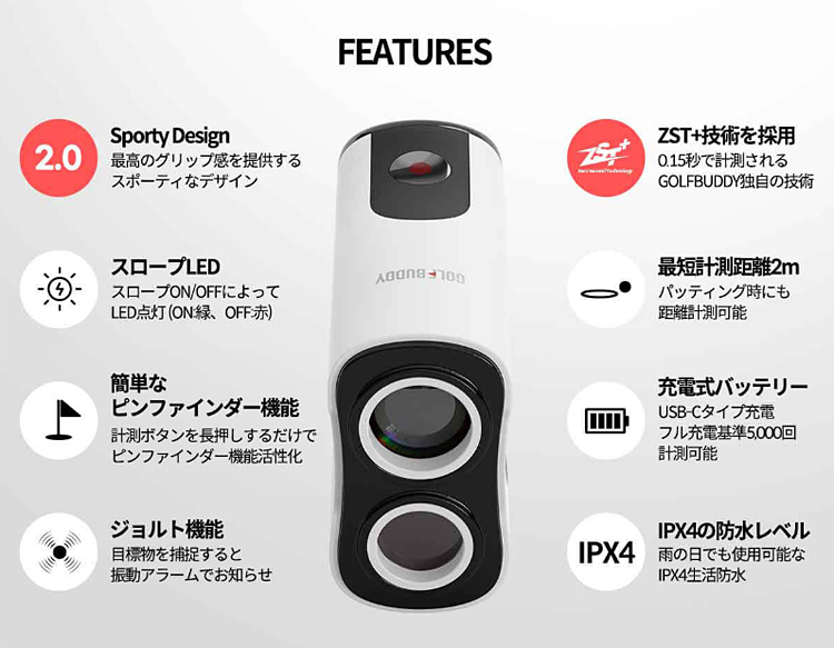 COOLSHOT GOLFBUDDY ゴルフバディ 正規品 aim L12 エイム 「 ゴルフ用