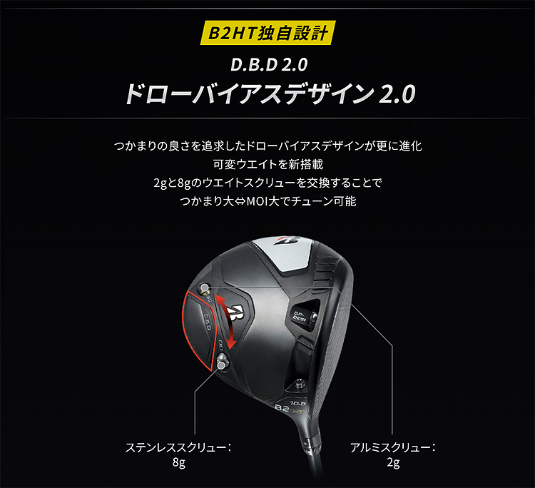 BRIDGESTONE（ブリヂストン） BRIDGESTONE GOLF ゴルフ 日本正規品 B2
