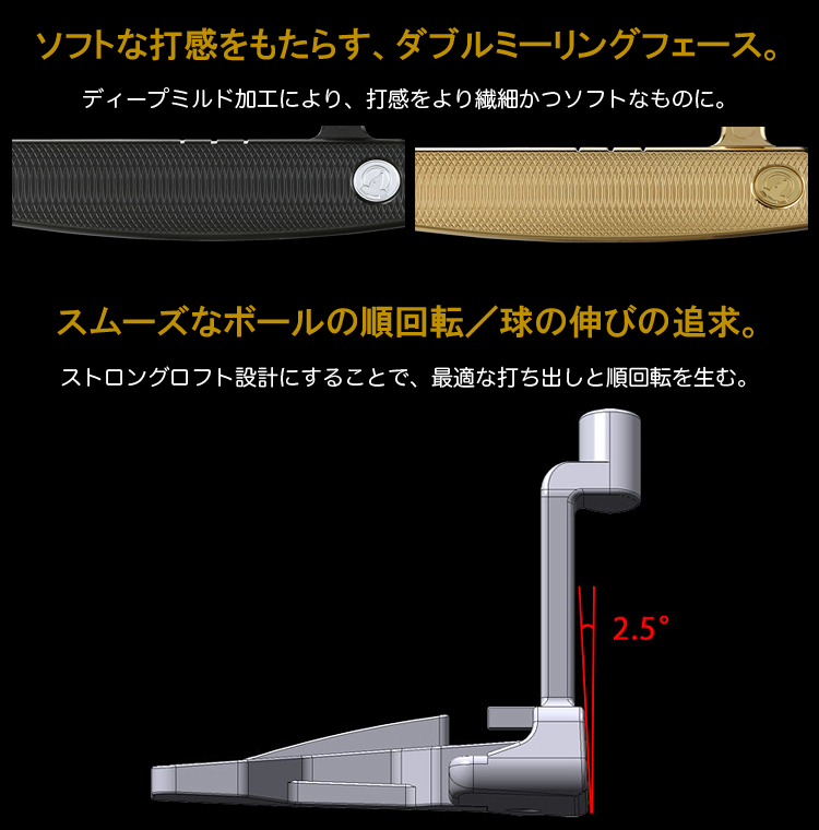 HONMA GOLF（本間ゴルフ） ホンマ 日本正規品 BERES P308 PUTTER
