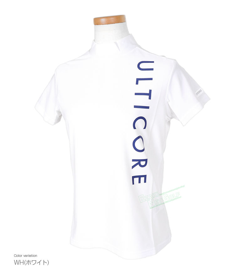 25年春夏 【4Dimotion Fit】 半袖モックネックシャツ(M WH