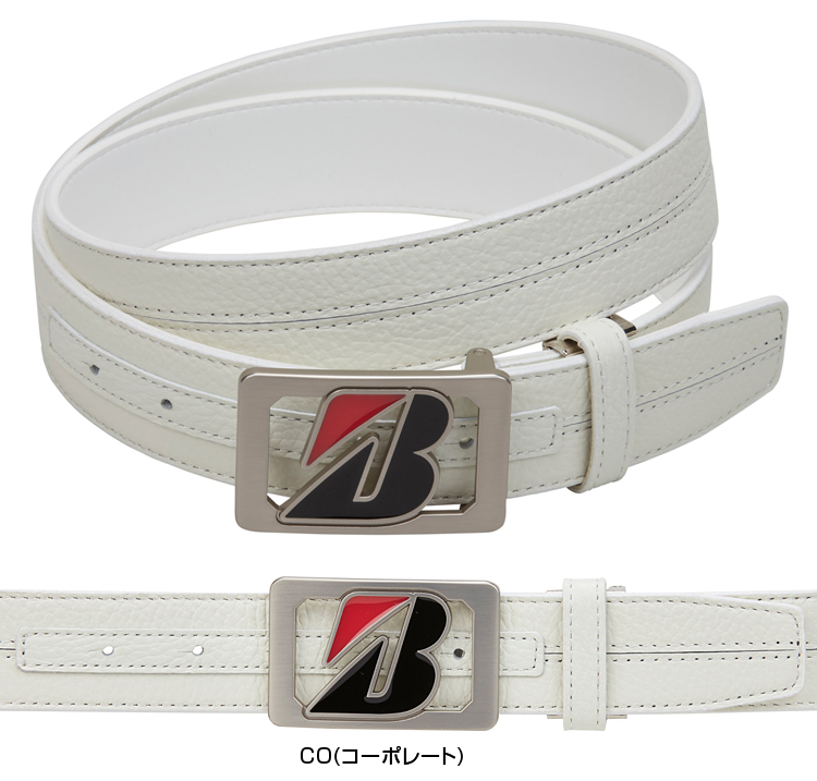 ブリヂストンゴルフベルト 品番BTG310カラーホワイト新品 BRIDGESTONE GOLF ブリヂストンゴルフ日本正規品 イタリアンレザー