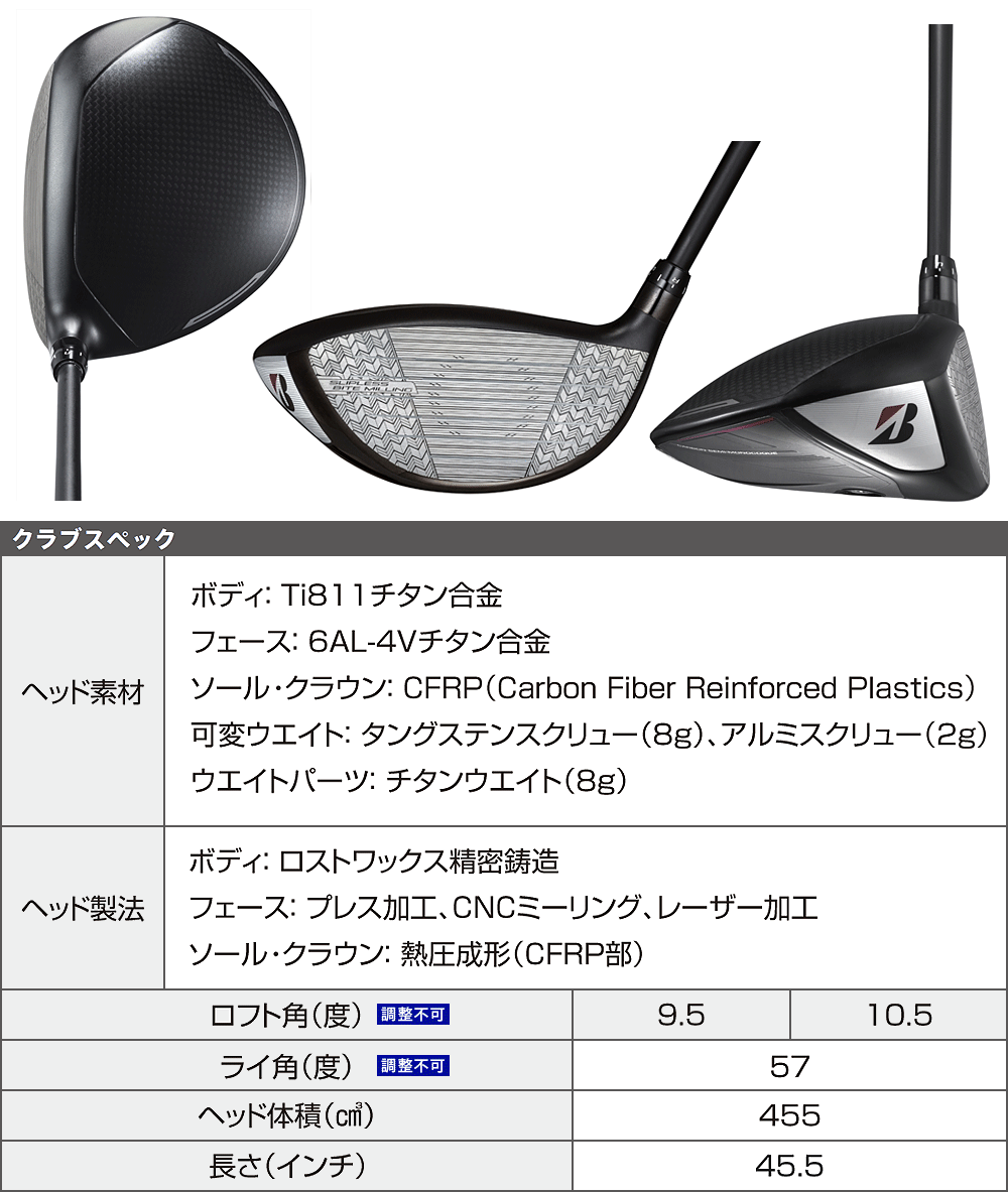 BRIDGESTONE（ブリヂストン） BX1 ST ドライバー Diamana BS50 II