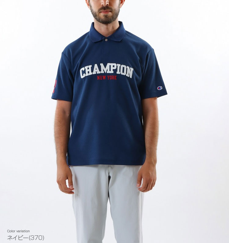 Champion チャンピオン ゴルフウエア メンズ 半袖ポロシャツ