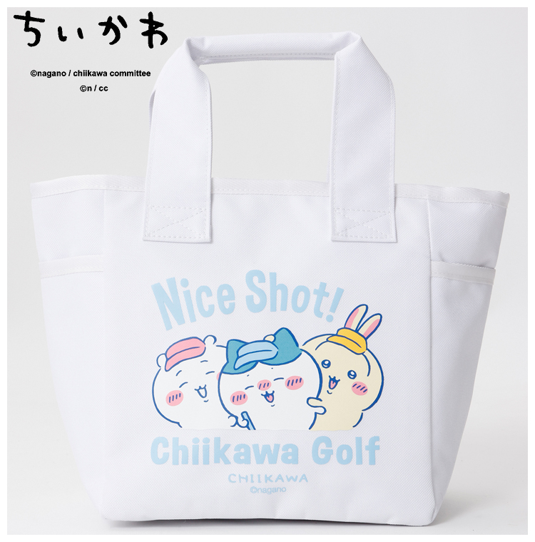 ちいかわ GOLF ゴルフ カートバッグ ナイスショット ホワイト : EZAKI