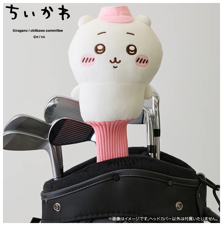 ちいかわ GOLF ぬいぐるみ ゴルフ ヘッドカバー FW ニット
