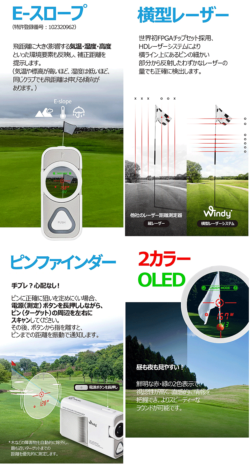 GOLFZON ゴルフゾン正規品 CaddyTalk Windy キャディトーク ウィンディ