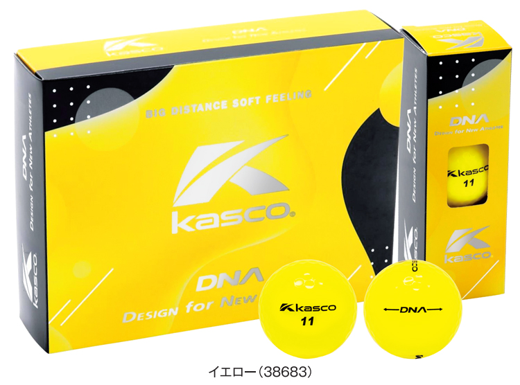 kasco（キャスコ） 正規品 DNA ディエヌエー ゴルフボール 1ダース(12