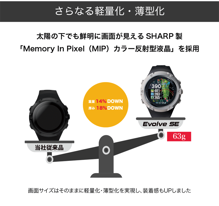 Shot Navi Evolve SE ゴルフGPSウォッチ Amazon | Shot Navi (ショットナビ) Evolve SE 【ブラック】1.2