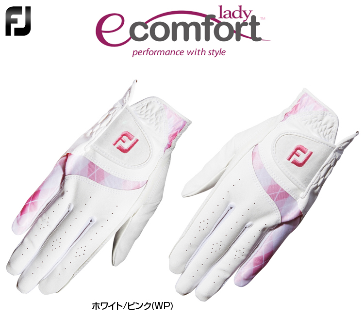 FOOTJOY フットジョイ 日本正規品 lady e comfort レディ イーコンフォート レディス ゴルフグローブ(両手用) 2023モデル  「 FGLE2PR 」