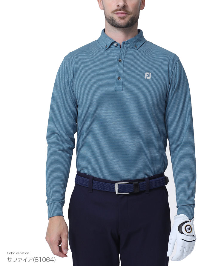 MEN'S ドットジャカード 長袖シャツ - FootJoy Japan