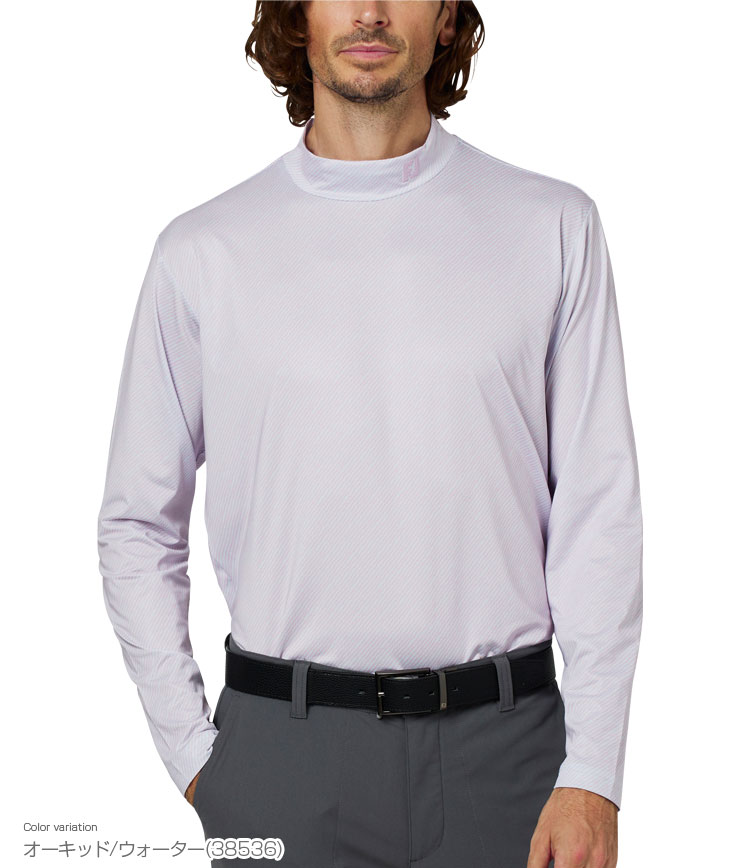 FootJoy（フットジョイ） ゴルフウエア メンズ 長袖モックネックシャツ