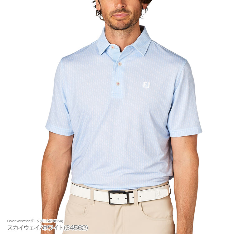 FootJoy（フットジョイ） ゴルフウエア メンズ 半袖シャツ UVカット