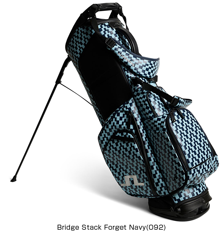 【J.LINDEBERG 】ジェイリンドバーグ キャディーバッグ スタンド式 J.LINDEBERG（ジェイリンドバーグ） 正規品 Play Stand Bag Printed