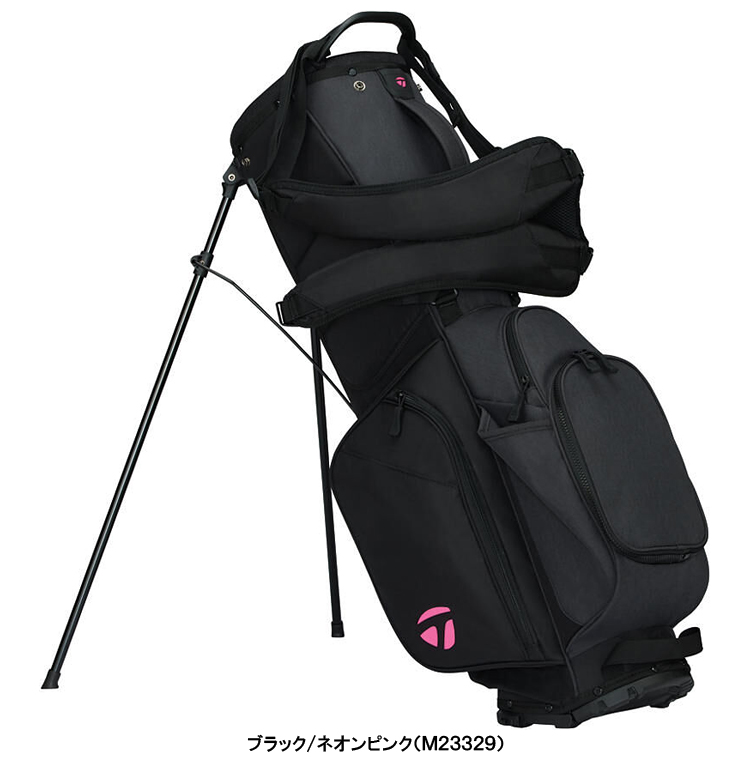 TaylorMade スタンドバッグ 黒/白 TaylorMade（テーラーメイド） ゴルフ プロスタンド スタンドバッグ