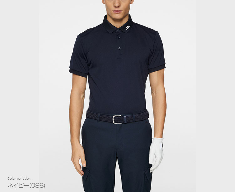 J.LINDEBERG スリムフィット ネイビーポロシャツM J.LINDEBERG - 美品 ジェイリンドバーグ J.LINDEBERGポロシャツ