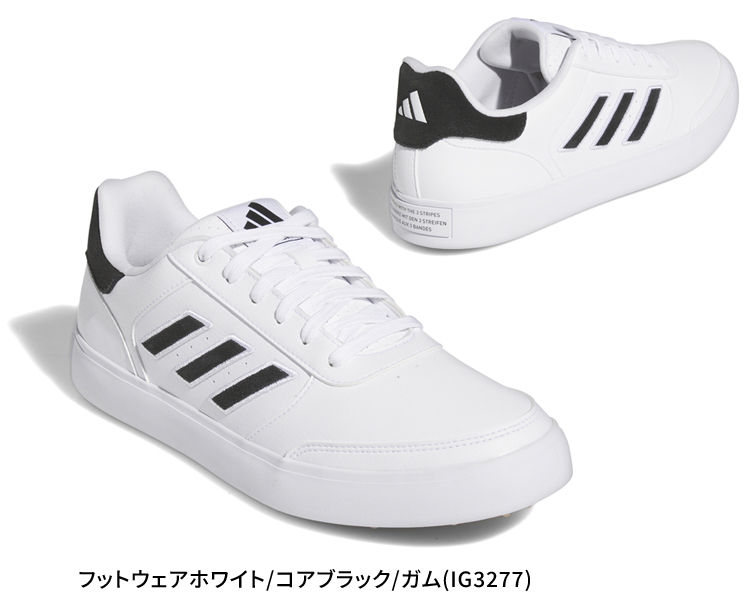 adidas Golf アディダスゴルフ 日本正規品 レトロクロス24 スパイクレス ゴルフシューズ 2024新製品 「 MCQ33 」