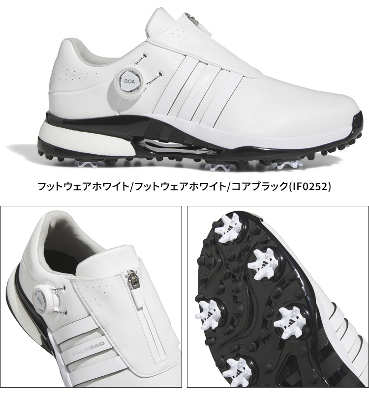 adidas Golf アディダスゴルフ 日本正規品 TOUR 360 24 ボア ソフトスパイク ゴルフシューズ 2024新製品 「 MDK79 」