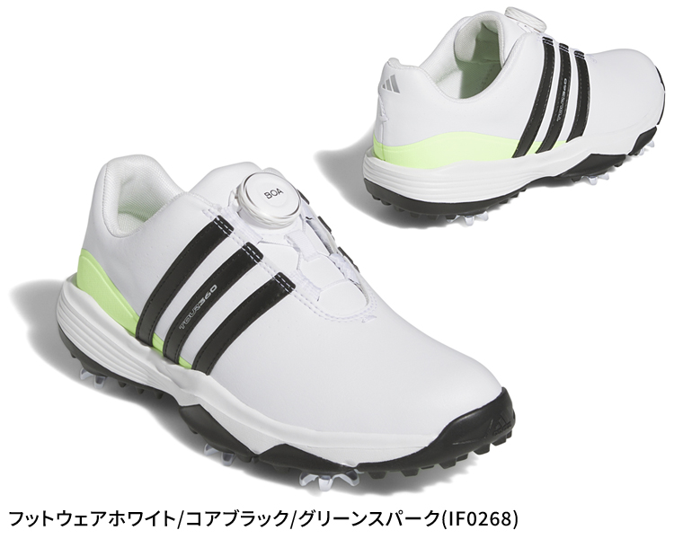 adidas Golf アディダスゴルフ 日本正規品 ジュニア TOUR 360 ボア 24 ソフトスパイクゴルフシューズ 2024新製品 「  MDK85 」