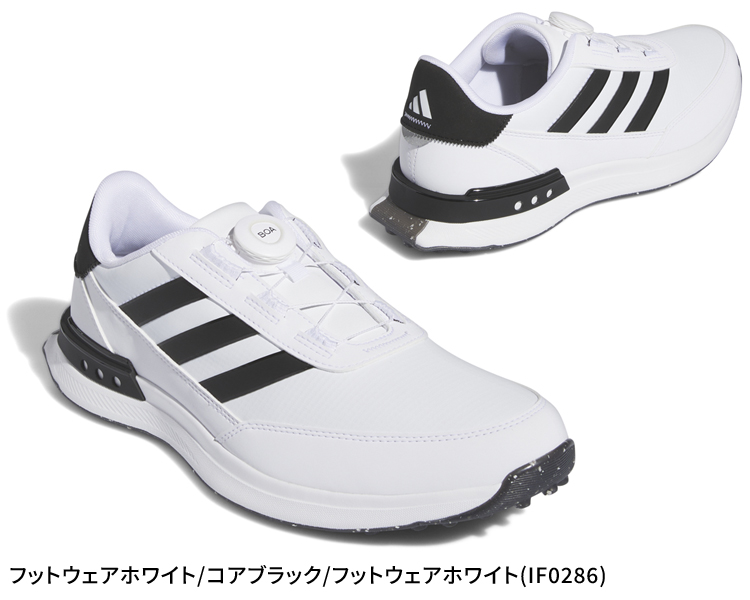 adidas Golf アディダスゴルフ 日本正規品 S2G SL ボア24 スパイクレス ゴルフシューズ 2024新製品 「 MDK92 」